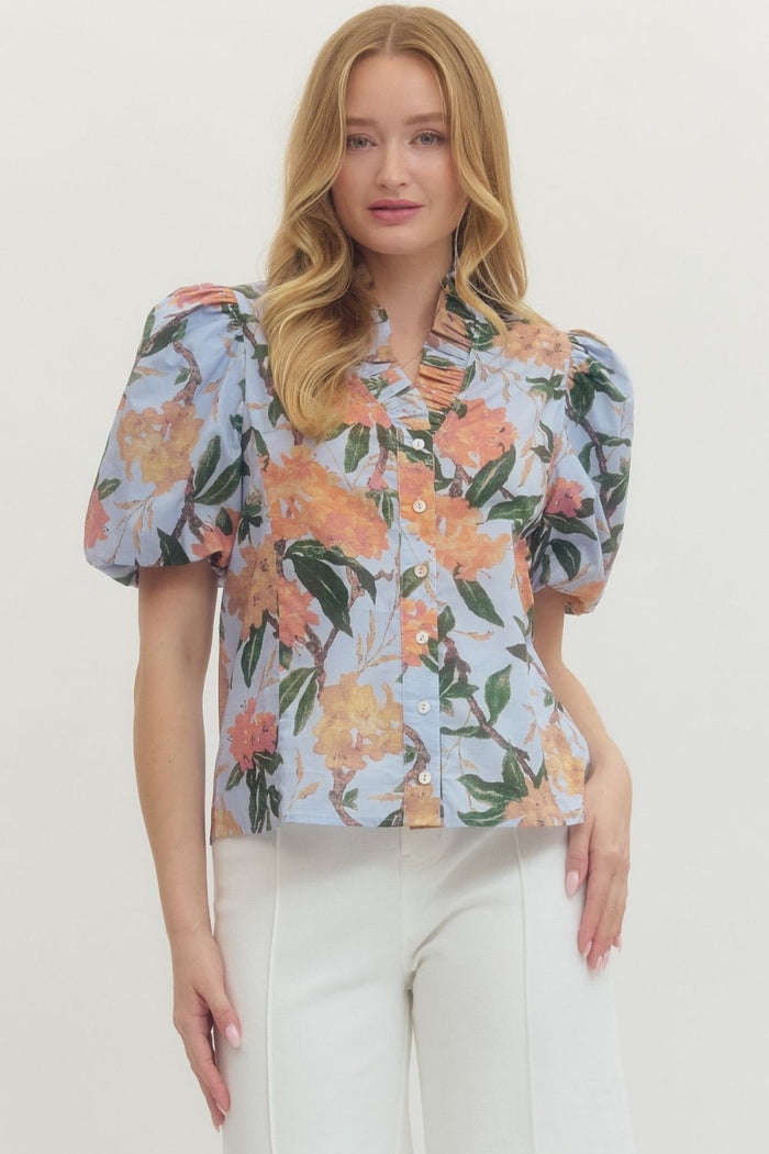 Éloise Floral Top