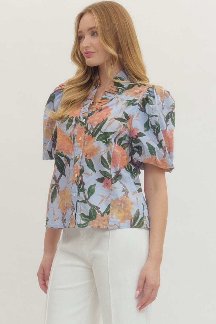 Éloise Floral Top