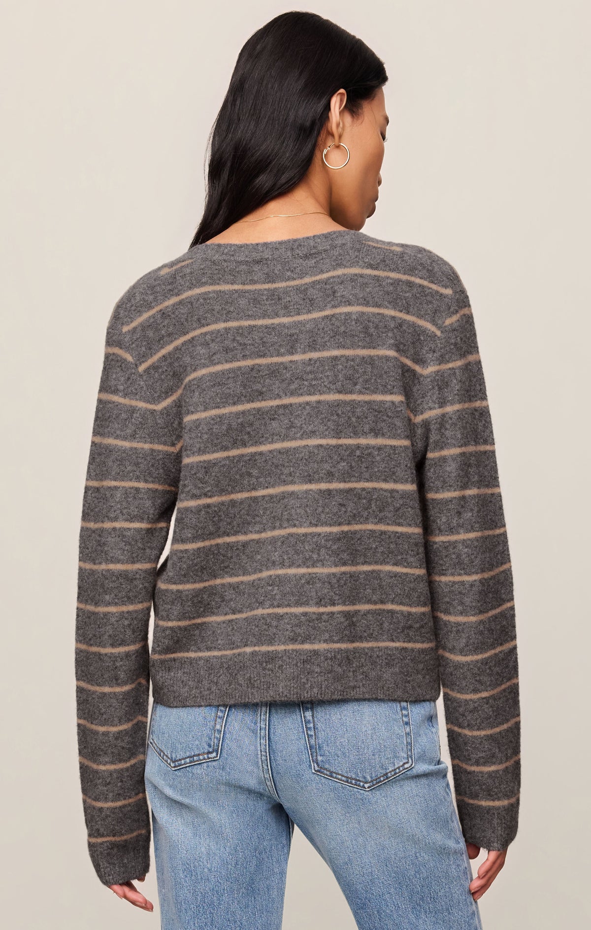 Medina Cozy Stripe Cardigan