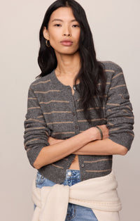 Medina Cozy Stripe Cardigan