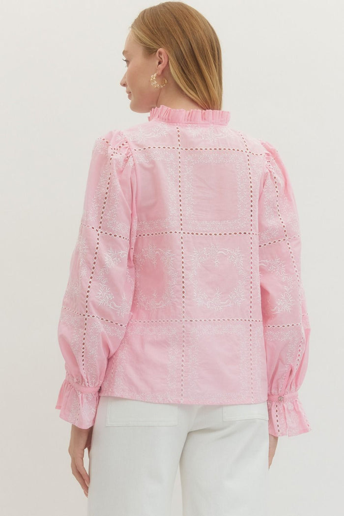 Eyelet Enchantment Blouse