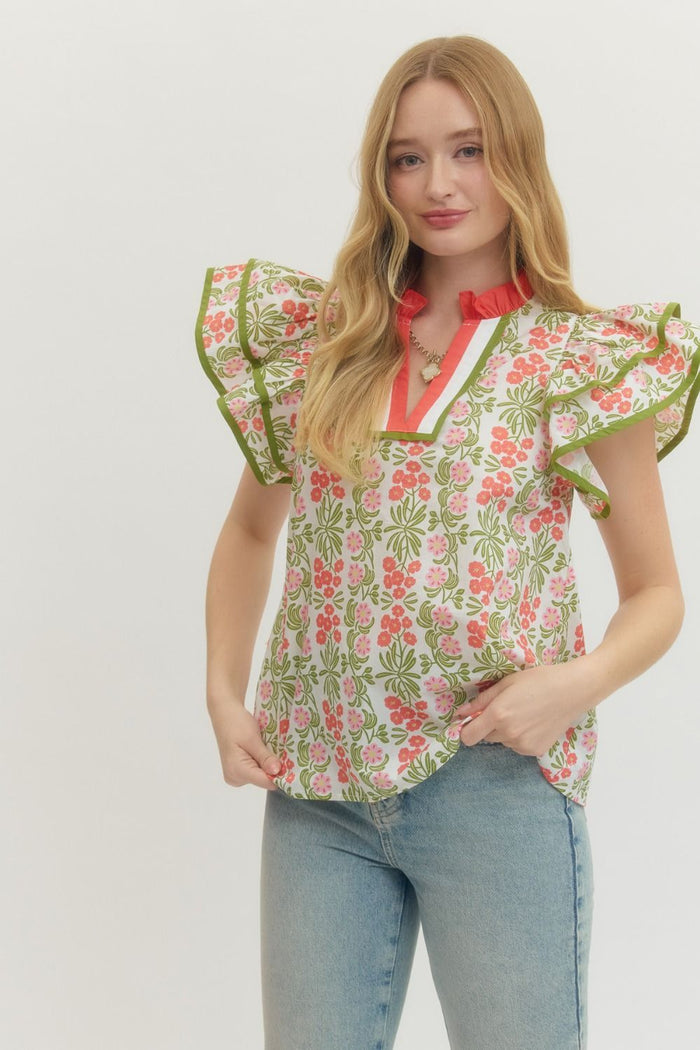 Fresh Pick Floral Blouse
