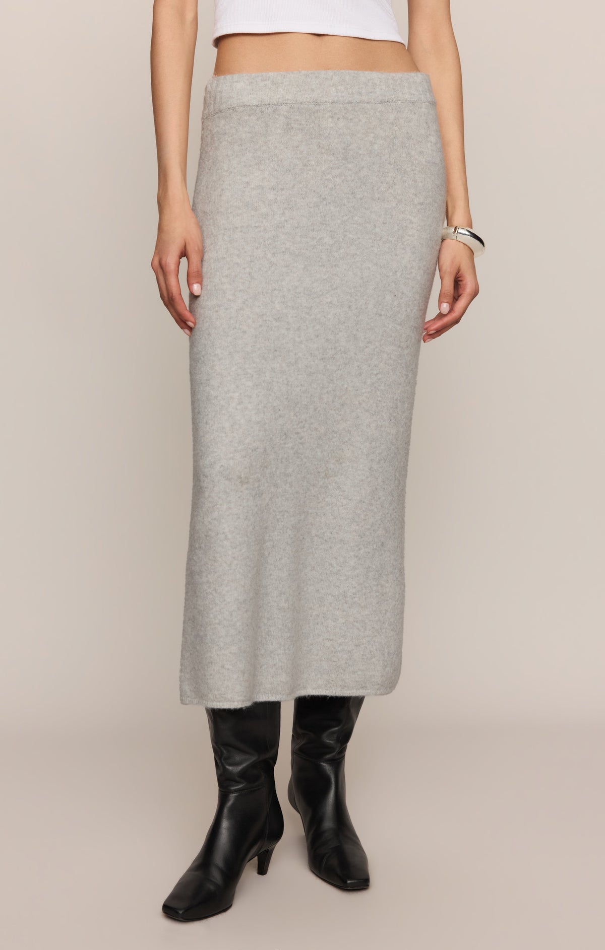 Cozy Moment Skirt - Feather Grey