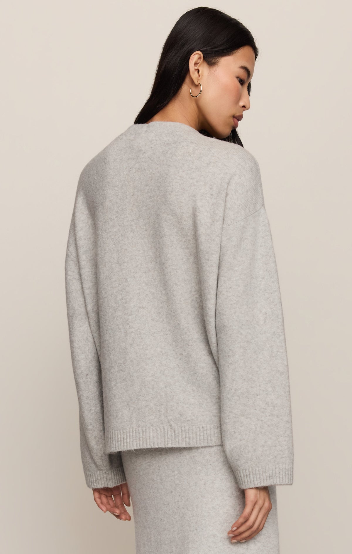 Cozy Moment Cardigan - Feather Grey