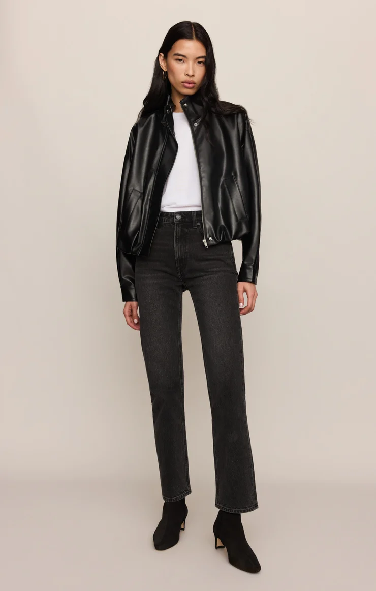 Corin Bubble Hem Jacket - Black