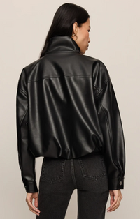 Corin Bubble Hem Jacket - Black