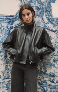 Corin Bubble Hem Jacket - Black