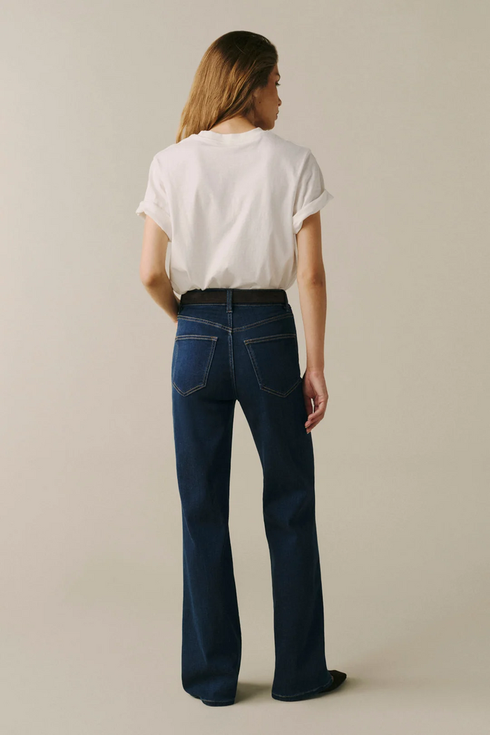 The Californian Slim Wide Leg River Rinse