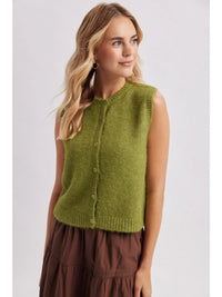Avocado Fuzzy Vest