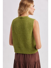 Avocado Fuzzy Vest