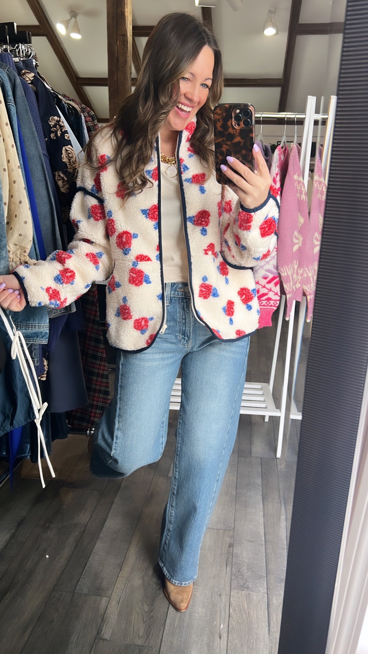 Petal Pop Fleece Jacket
