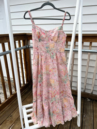 Tell Me A Pastel Eyelet Story Dress