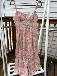 Tell Me A Pastel Eyelet Story Dress