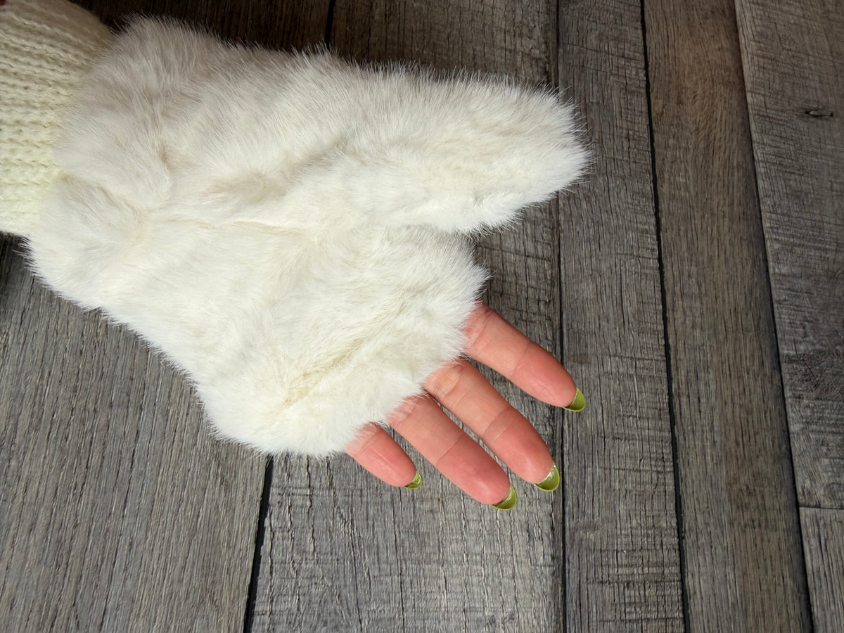 Plushie Faux Fur Convertible Mittens