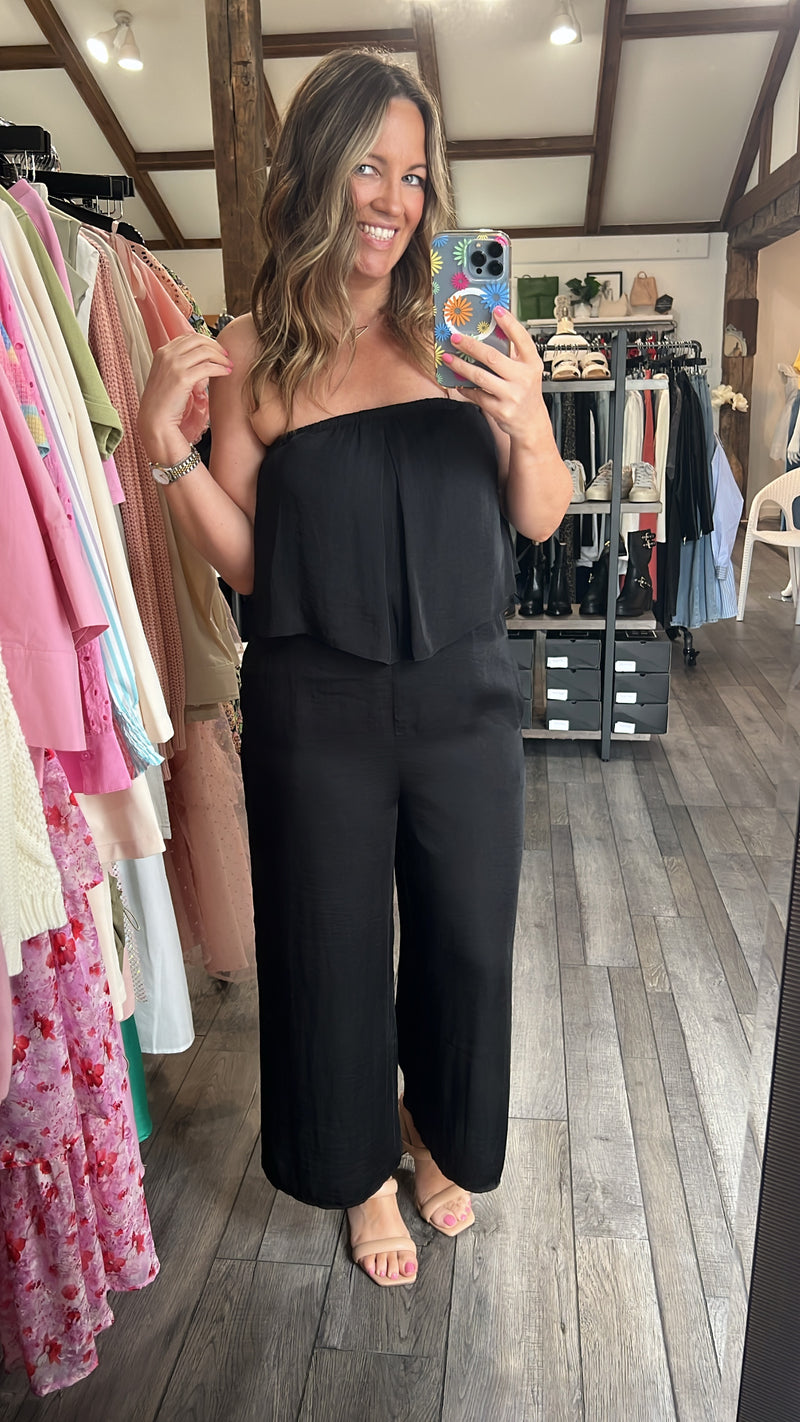 Lola Layered Cropped Jumpsuit