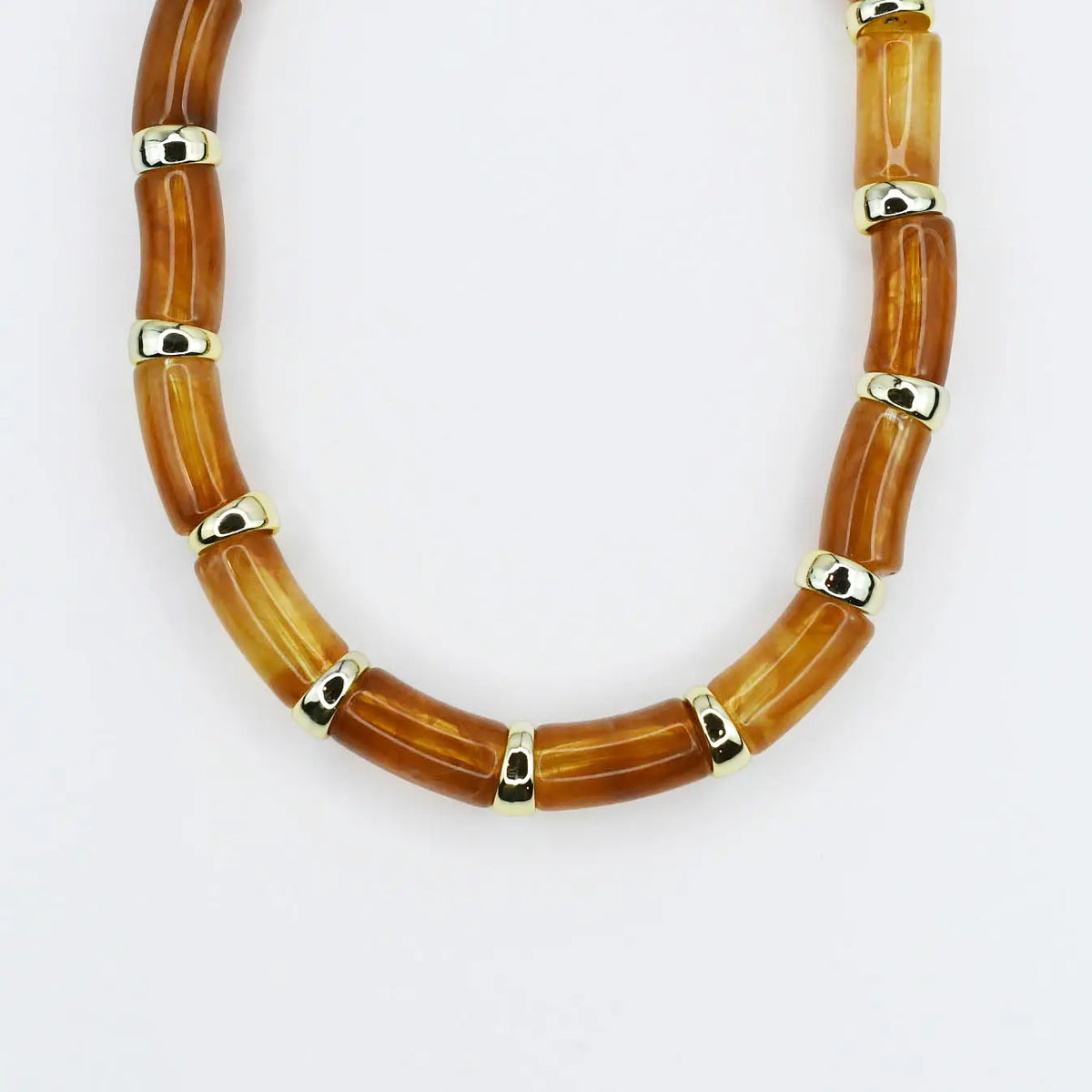 No Doubt About It Chunky Necklace - Brown
