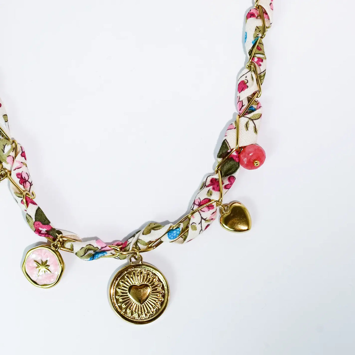 Sunny Twist Charm Necklace
