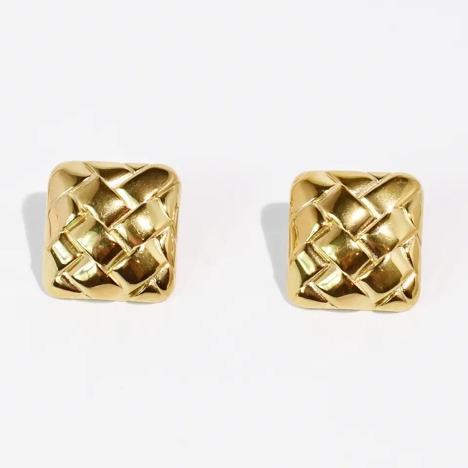 Woven Crush Stud