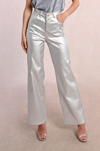 Silver Coated Pants