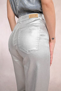 Silver Coated Pants