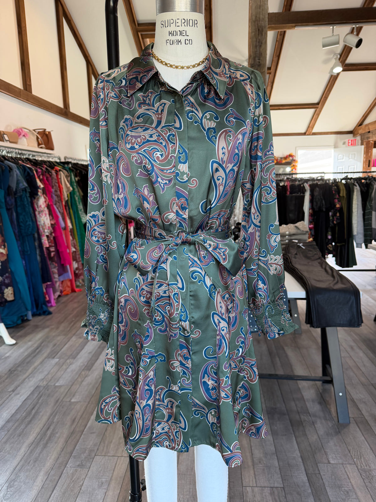 Olive Affair Mini Dress
