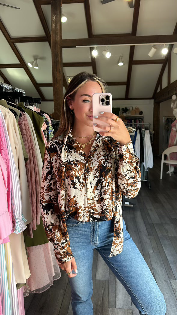 Noelle Printed Top