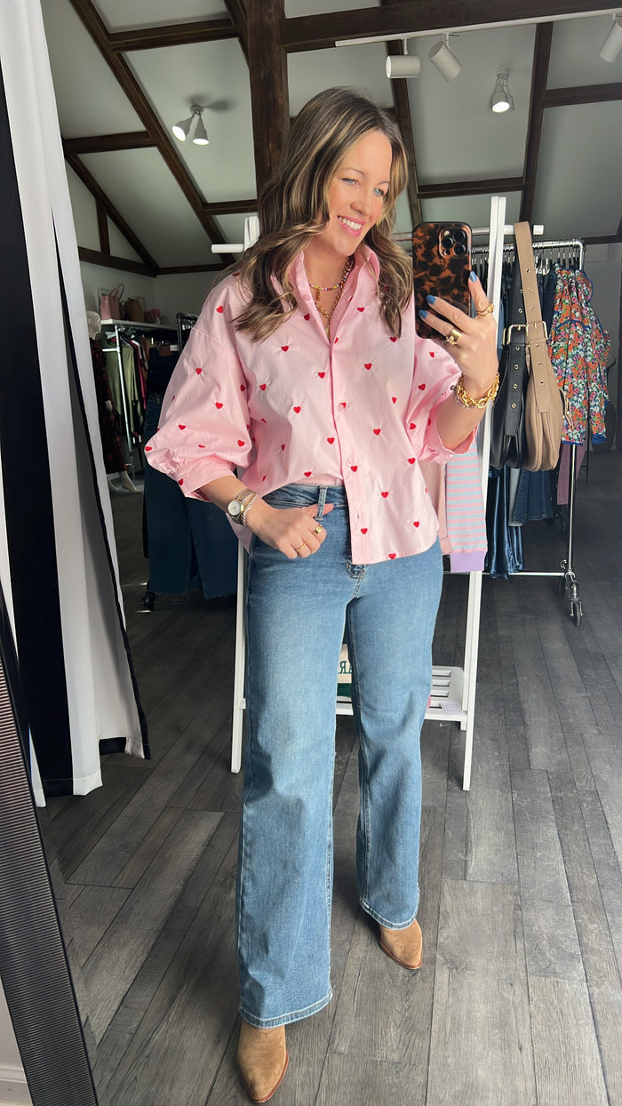 Felicity Full Length Straight Jean Just Black Denim