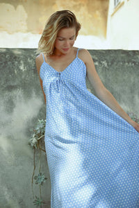 Betty Blue Dot Dress