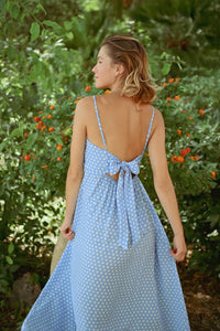 Betty Blue Dot Dress