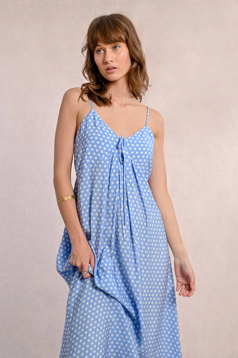 Betty Blue Dot Dress