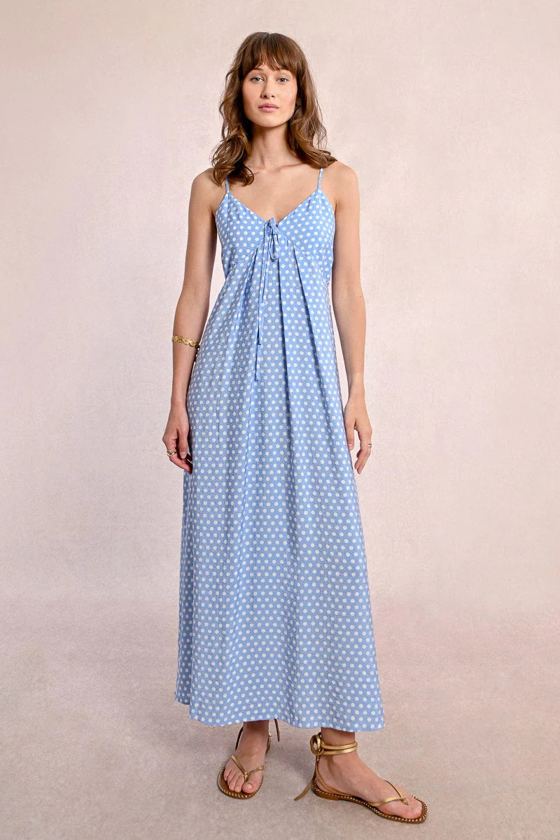 Betty Blue Dot Dress