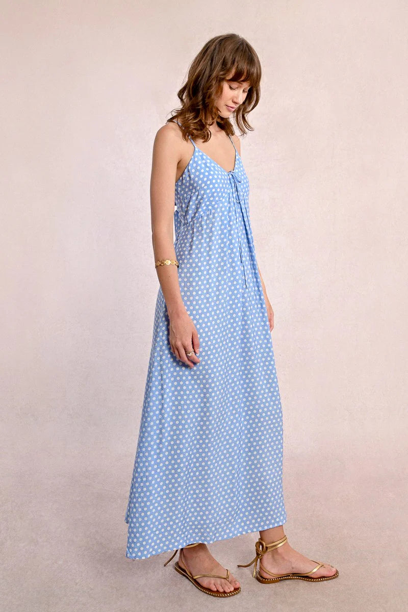 Betty Blue Dot Dress