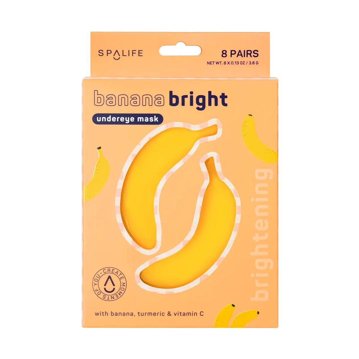 Banana Bright Undereye Mask My Spa Life - 8 pairs