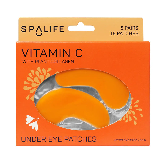 Vitamin C Brightening Under Eye Masks My Spa Life - 8 Pairs
