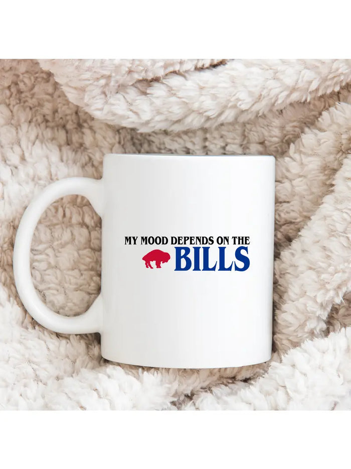 My Mood Depends On the Bills 15oz Mug