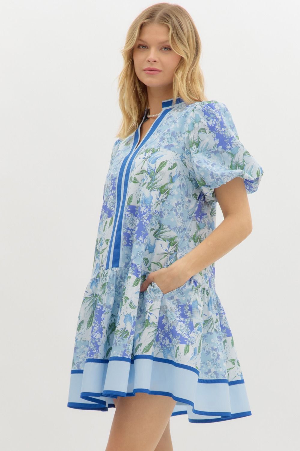 Blooming Blue Beauty Dress