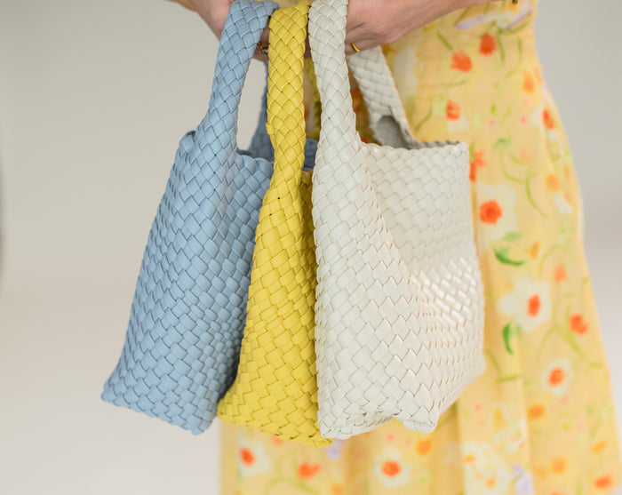 Arya Braided Woven Handbag