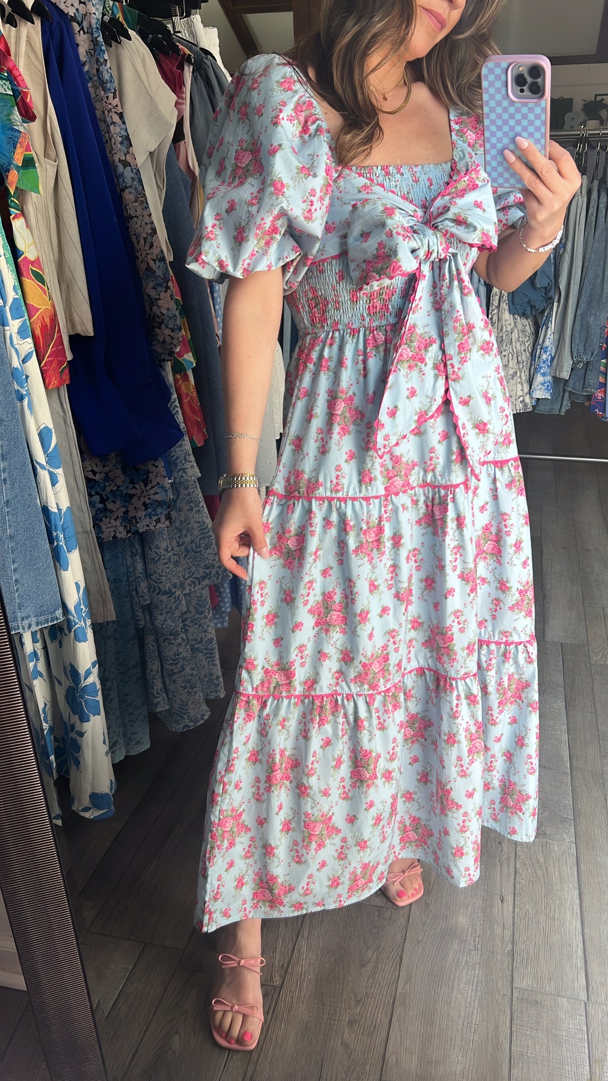 Posie Poplin Maxi Dress