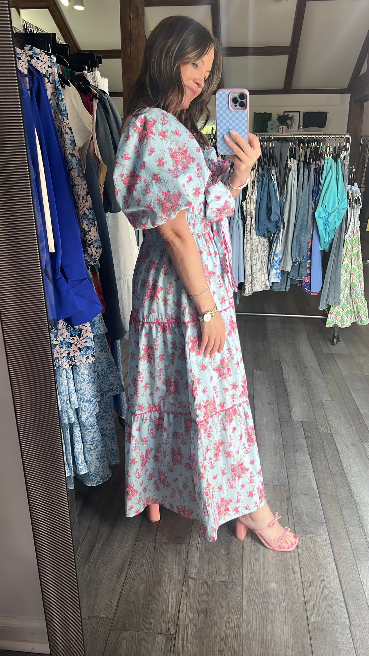 Posie Poplin Maxi Dress