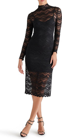 Black Lace Vivienne Dress