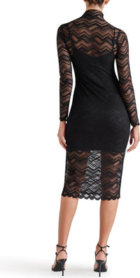 Black Lace Vivienne Dress