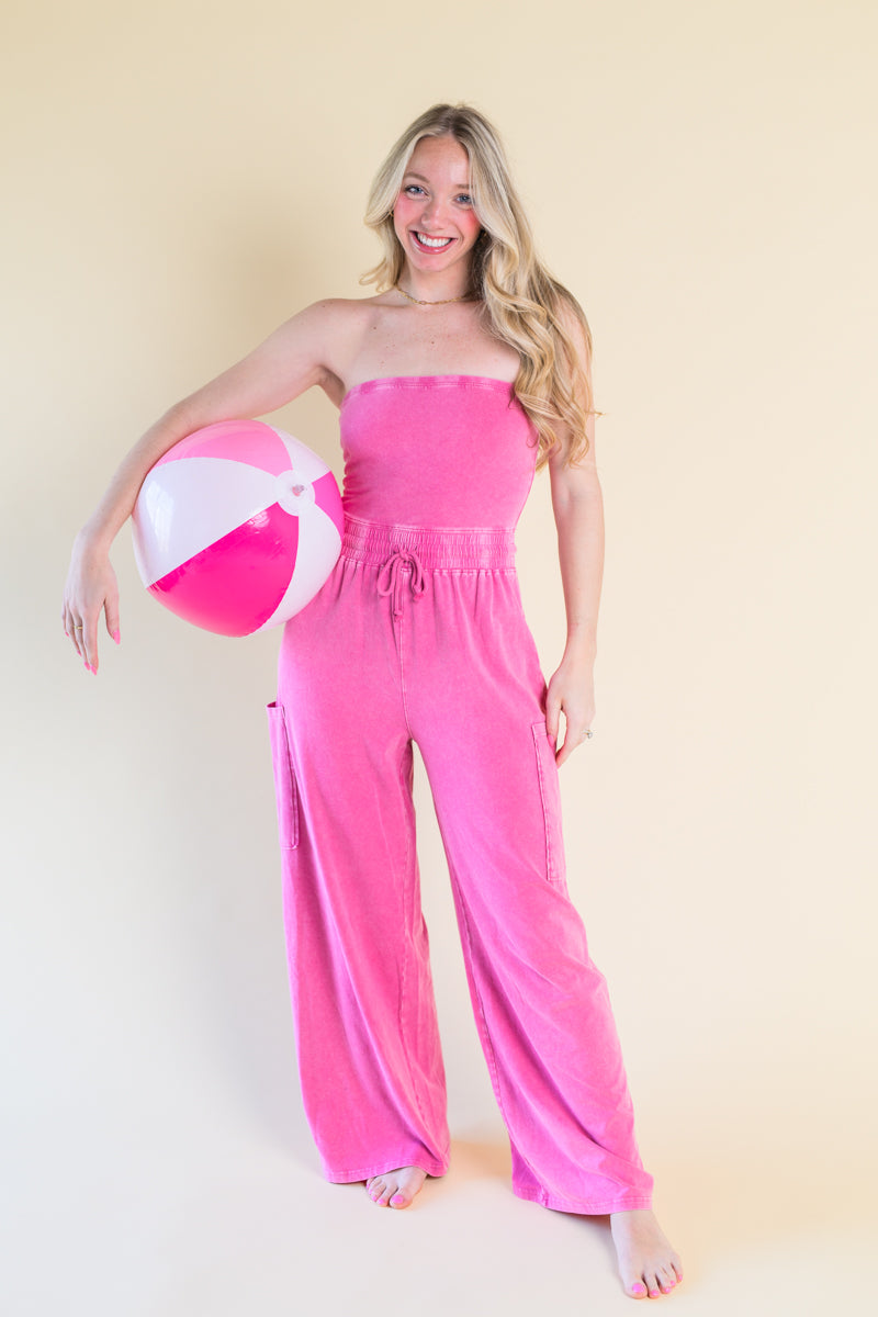 Tubular Jumpsuit Pink