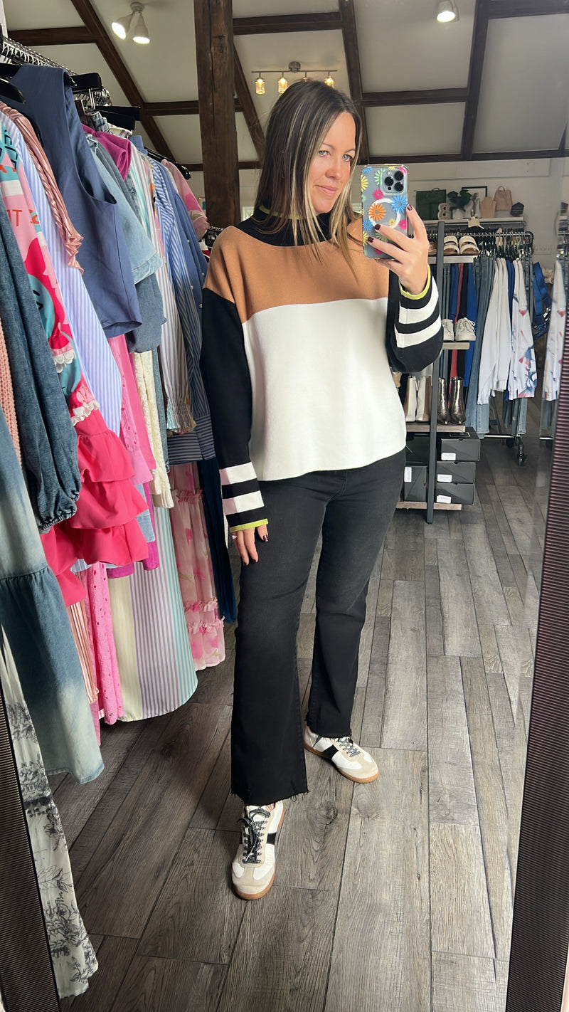 Chase Color Block Sweater