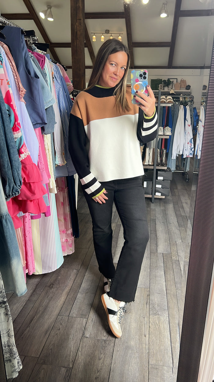 Chase Color Block Sweater