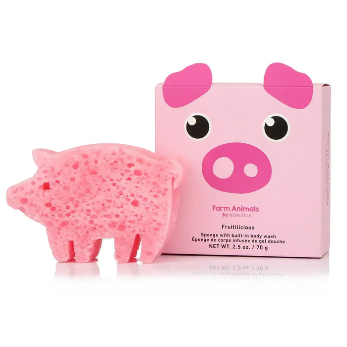 Peggy Pig Farm Animal Spongelle