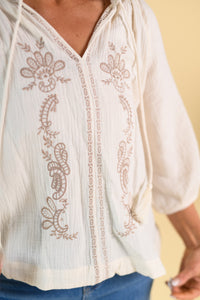 Nature’s Embrace Gauze Top