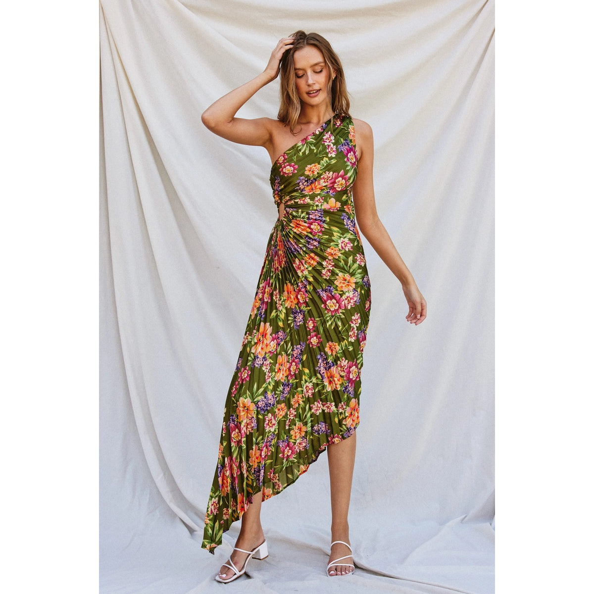 Willow Garden One Shoulder Dress