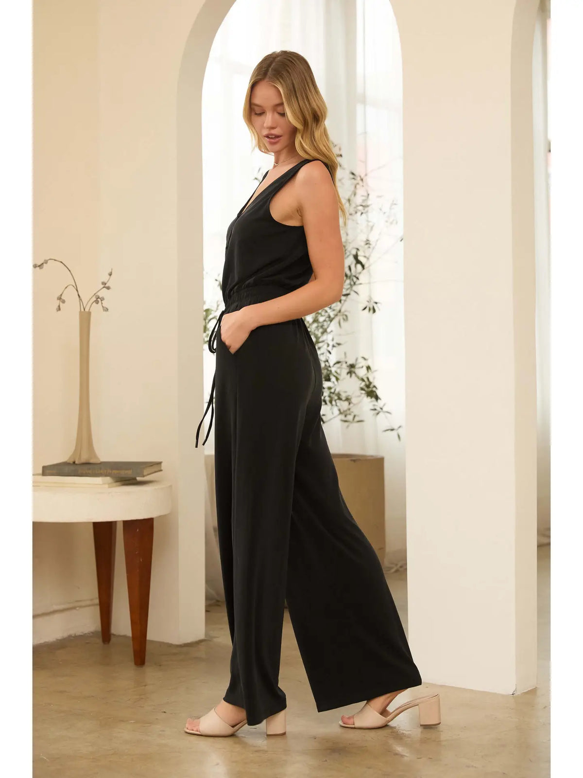 Melissa Modal Sleeveless Jumpsuit
