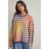 Rainbow Rush Button Cardigan