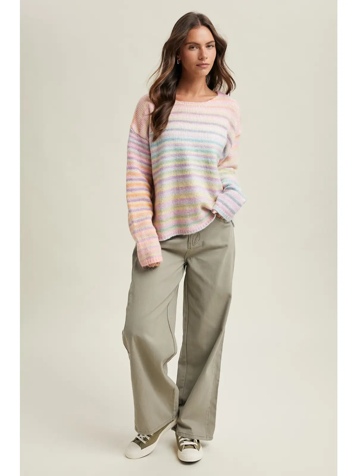 Whisper Rainbow Pastel Sweater